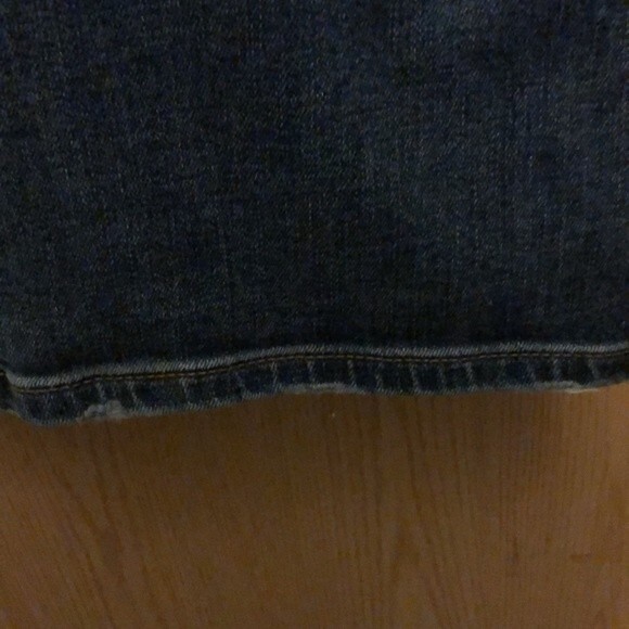 Express size 6 cropped bell flare high rise jeans NWOT - Picture 7 of 9